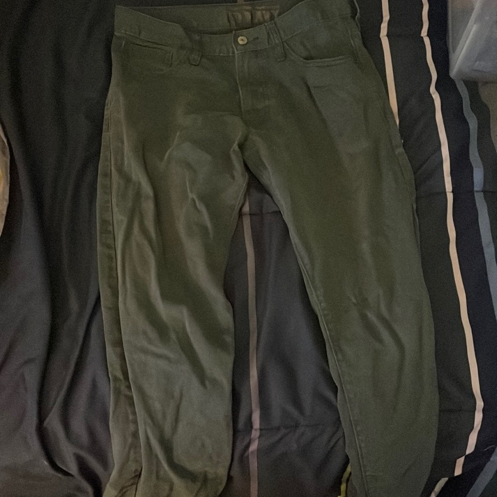 Olive colored pants